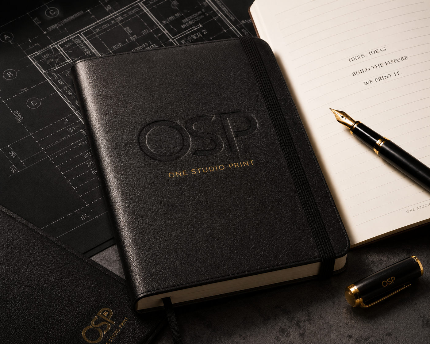 Engraved Leather Notebook | One Studio Print Engraved Leather Notebook - Custom Printing Pakistan by One Studio Print